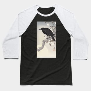 Crow and Full Moon by Ohara Koson Baseball T-Shirt